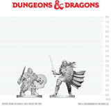 DND UNPAINTED MINIS WV29 DWARF FIGHTER & ORC PALADIN (Special Order)