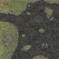 BATTLE SYSTEMS COBBLED OUTSKIRTS GAMING MAT 3X3 GRID (Pre-Order)