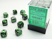 GEMINI 36D6 BLACK-GREY/GREEN 12MM (Special Order)