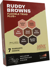 WARPAINTS: FANATIC FLEXIBLE TRIAD PLUS+ RUDDY BROWNS (Special Order)