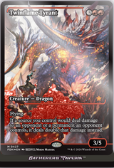 GATHERERS TAVERN MTG SLABS TWINFLAME TYRANT SLAB (Special Order)