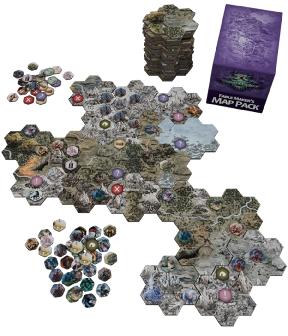 HEXPLORE IT: THE VALLEY OF THE DEAD KING MAP PACK (Pre-Order)