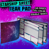 VAST GRIMM STARSHIP SHEET TEAR PAD (Special Order)