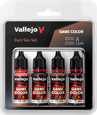 VALLEJO: GAME COLOR SET DARK SKIN (Special Order)