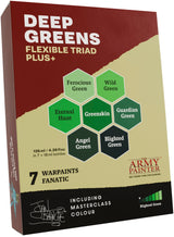 WARPAINTS: FANATIC FLEXIBLE TRIAD PLUS+ DEEP GREENS (Special Order)