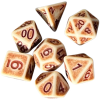 DCC RPG DICE SET WYRDLING SUNBLEACHED BONE (Special Order)