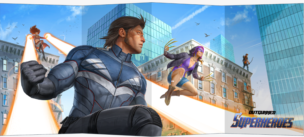 OUTGUNNED - SUPERHEROES SUPER SCREEN (Pre-Order)