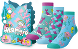 KIDS MERMAID SOCKS 6PC CDU (Special Order)