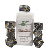 SET OF 7 DICE: DIFFUSION PHYLACTERY ARCH'D4 (Special Order)