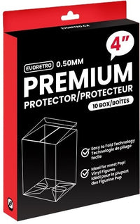 ER PREMIUM FUNKO POP PLASTIC PROTECTOR 4" 10PK (Special Order)