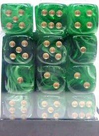 VORTEX 36D6 GREEN/GOLD 12MM (Special Order)