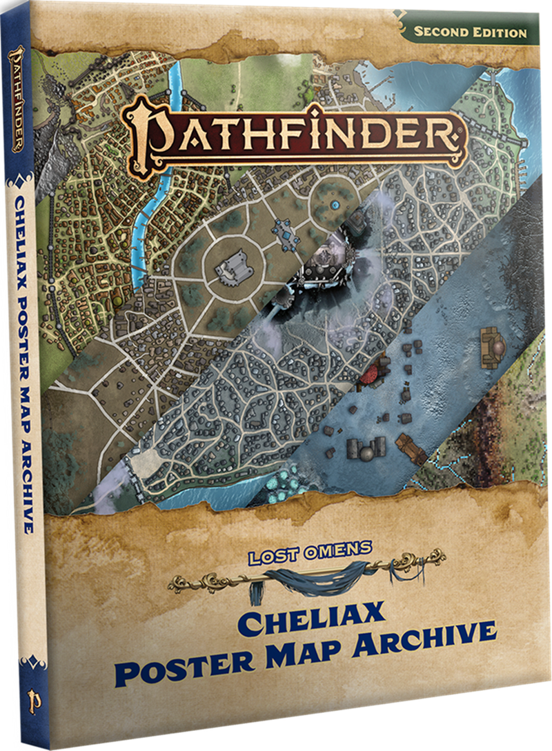 PATHFINDER 2E LOST OMENS CHELIAX POSTER MAP ARCHIVE (Pre-Order)