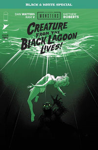 UNIVERSAL MONSTERS CREATURE FROM THE BLACK LAGOON LIVES BLACK & WHITE SPECIAL #2 (OF 2) CVR A MATTHE (Special Order)