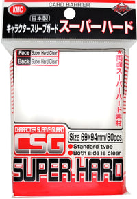 KMC CHARACTER GUARD SUPER HARD CLEAR 60CT (30/6) (Special Order)