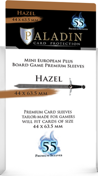 B&D PALADIN PREMIUM SLEEVES MINI EURO PLUS HAZEL 44MM X 63.5MM (Special Order)
