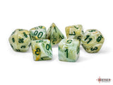 MARBLE 7-DIE SET MEGA-HEDRAL GREEN/DARK GREEN (Special Order)