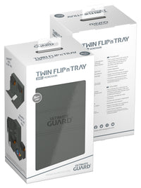 UG TWIN FLIP N TRAY DECK CASE MONOCOLOR GREY 200+ (Special Order)