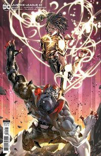 JUSTICE LEAGUE #61 CVR B KAEL NGU CARD STOCK VAR (Special Order)