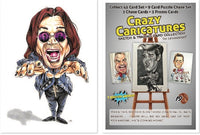 CRAZY CARICATURES SKETCH & TRADING CARDS (Special Order)
