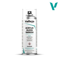 VALLEJO: AEROSOL GLOSS VARNISH 400ML (Special Order)