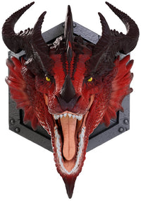 DND REPLICAS OF THE REALMS RED DRAGON 12" TROPHY PLAQUE (Special Order)
