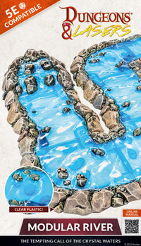 DUNGEONS AND LASERS MODULAR RIVER (Special Order)
