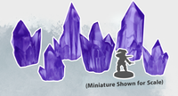 MONSTER SCENERY AMETHYST CRYSTALS (Special Order)