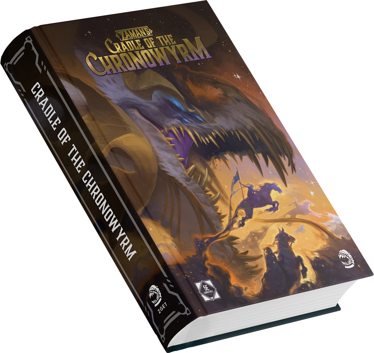 ZAMAN'S GUIDE TO THE END OF TIME CRADLE OF THE CHRONOWYRM CORE COVER (Pre-Order)