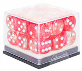 SD D6 DICE SET HEARTS 12MM 18CT (Special Order)