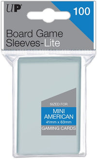 UP BG LITE SLEEVES MINI AMERICAN 41MMX63MM 100CT (Special Order)