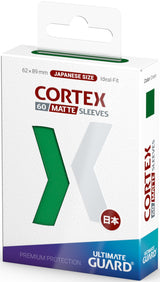 UG SLEEVES CORTEX JAPANESE SIZE MATTE GREEN 60CT (Special Order)