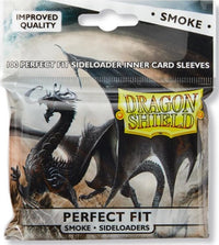 DRAGON SHIELD SLEEVES PERFECT FIT SIDELOADER SMOKE (Special Order)