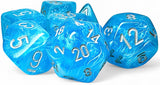 LUMINARY 7-DIE SET MEGA-HEDRAL SKY/SILVER (Special Order)