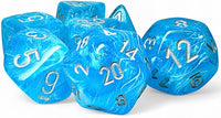 LUMINARY 7-DIE SET MEGA-HEDRAL SKY/SILVER (Special Order)