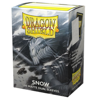 DRAGON SHIELD SLEEVES DUAL MATTE SNOW 100CT (Special Order)