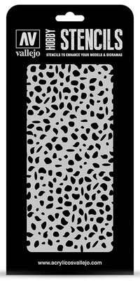 VALLEJO: HOBBY STENCIL LUFTWAFFE WWII SPOTS CAMO (Special Order)
