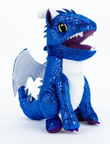 PLUSH DICE BAG BLUE DRAGON (Special Order)