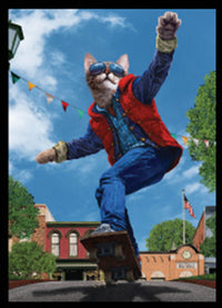 LEGION SLEEVE DOUBLE-MATTE WHITE CORE MOVIE CATS: CAT TO THE FUTURE (Special Order)