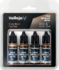 VALLEJO: TRUE METALLIC METAL RUSTY METAL PAINT SET (Pre-Order)