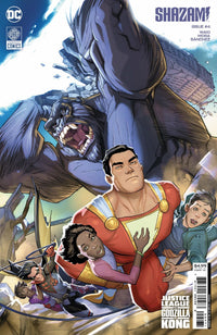 SHAZAM! #4 WOODS JL VS GODZILLA VS KONG CARD (Special Order)