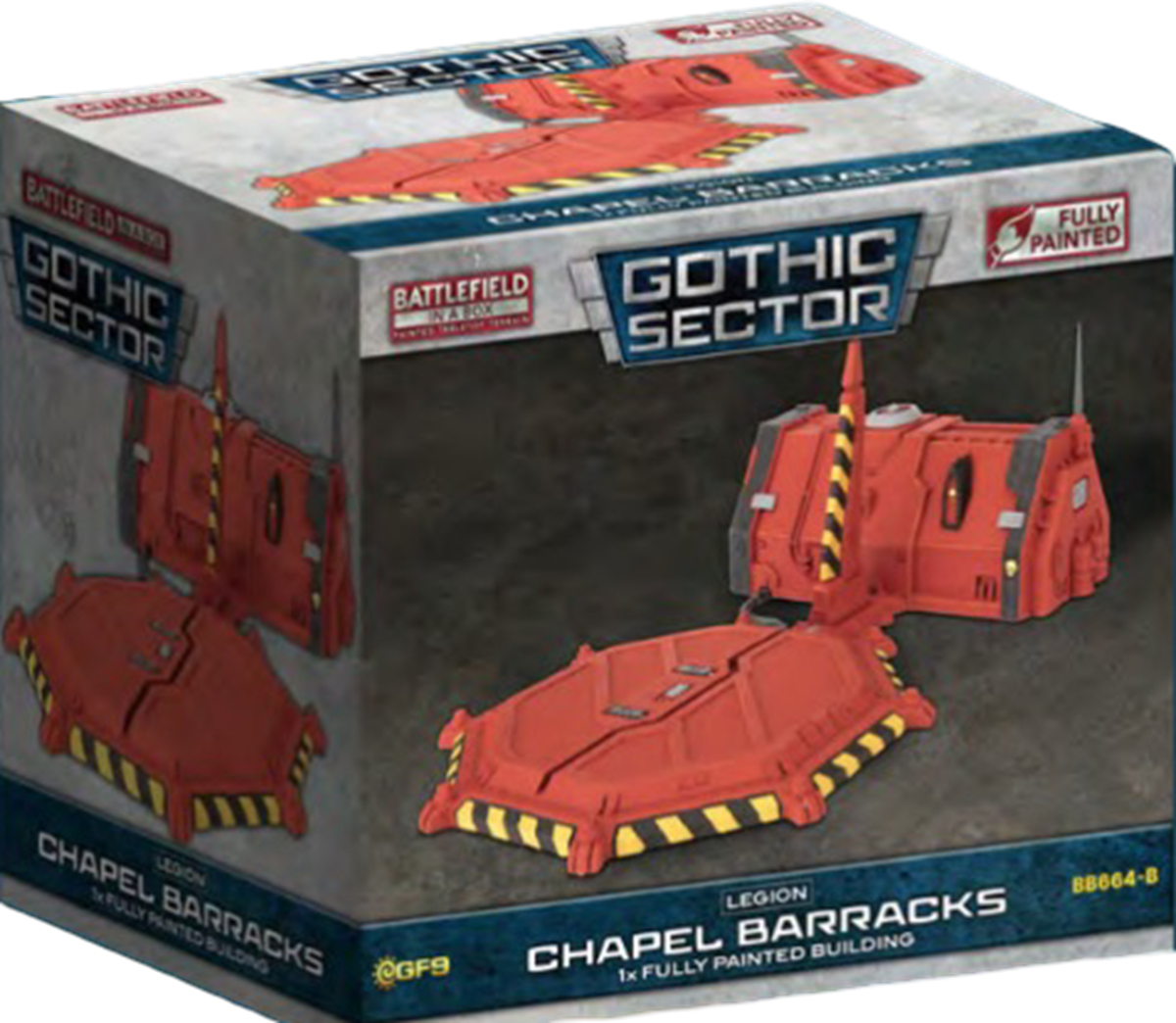 BATTLEFIELD IN A BOX: GOTHIC SECTOR RED LEGION CHAPEL BARRACKS (Pre-Order)