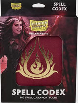 DRAGON SHIELD RPG SPELL CODEX BLOOD RED (Special Order)