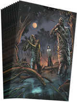OVERPOWER: EDGAR RICE BURROUGHS AND THE WORLD LEGENDS SLEEVES TITAN SHIELD MUMMY/BRIDE FRANKENSTEIN (Special Order)
