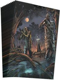 OVERPOWER: EDGAR RICE BURROUGHS AND THE WORLD LEGENDS SLEEVES TITAN SHIELD MUMMY/BRIDE FRANKENSTEIN (Special Order)
