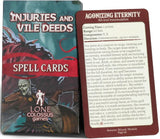 INJURIES AND VILE DEEDS SPELL CARDS (Special Order)