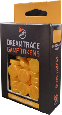 DREAMTRACE GAMING TOKENS: DRAGONSCALE AMBER (Special Order)