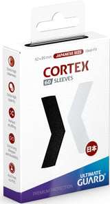 UG SLEEVES CORTEX JAPANESE SIZE GLOSSY BLACK 60CT (Special Order)