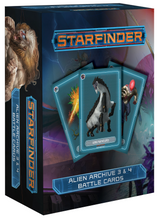 STARFINDER RPG ALIEN ARCHIVE 3 AND 4 BATTLE CARDS (Special Order)