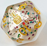 XL D20: BIRTHDAY WISHES W/ SYMBOL 30MM (Special Order)