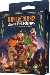 RIFTBOUND FRENCH LEAGUE OF LEGENDS TCG ORIGINS CHAMPION DECK LEE SIN 4CT DISPLAY (Special Order)